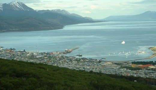 Stadt Ushuaia Antarktis