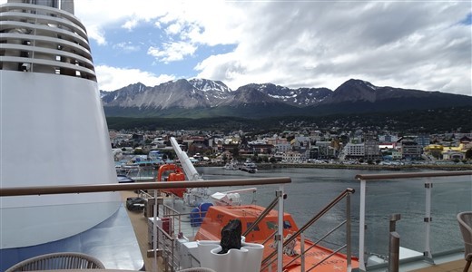 Stadt Ushuaia Antarktis