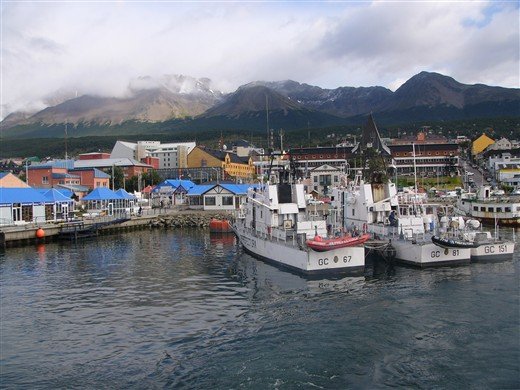 Stadt Ushuaia Antarktis