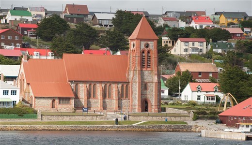 Kirche in Port Stanley Antarktis