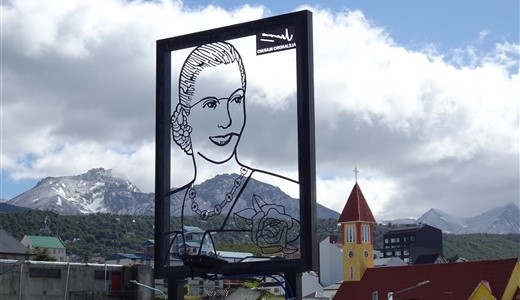 Stadt Ushuaia Antarktis