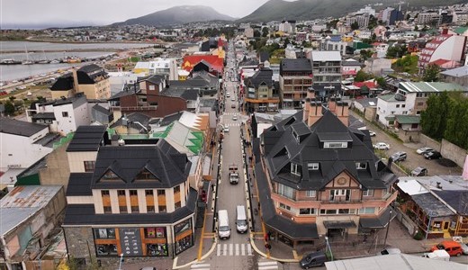 Stadt Ushuaia Antarktis