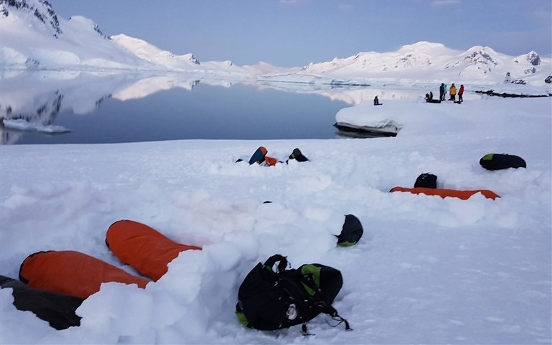 Camping Antarktis