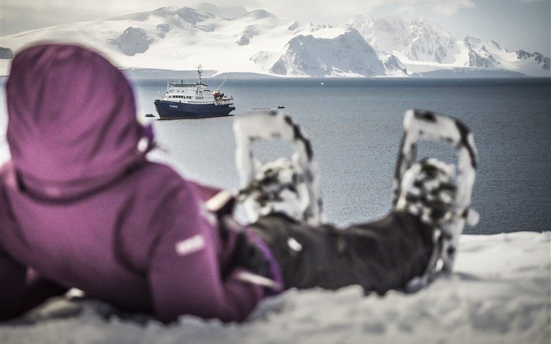 Schneeschuwandern Antarktis