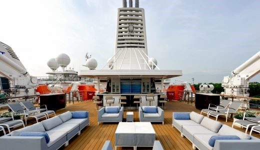 Antarktis Schiff Sundeck