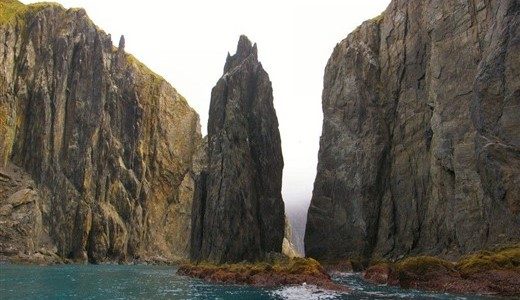 Felsen in der Antarktis